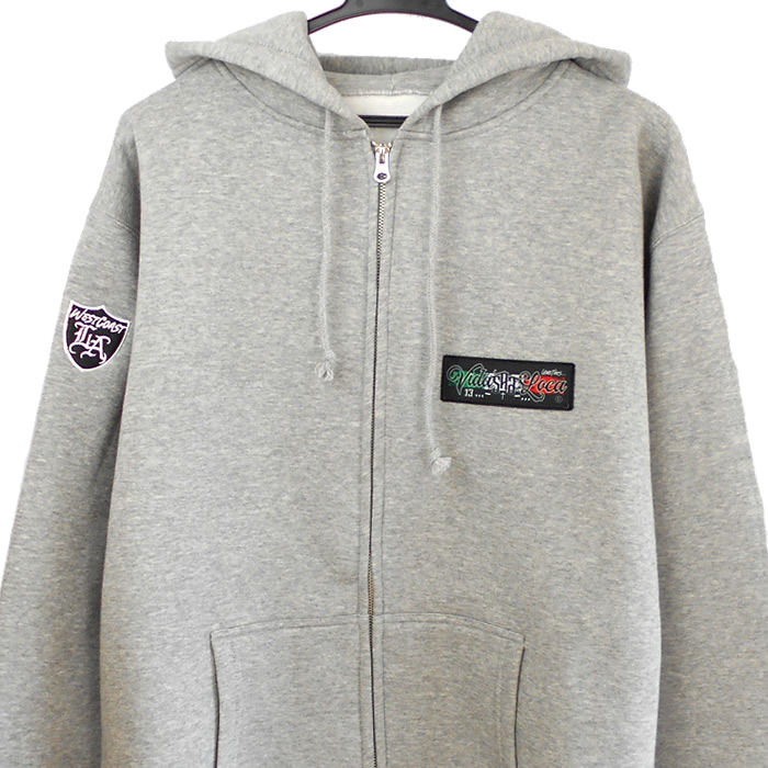 clothimg ジップアップパーカー zipup hoody mi vida loca cholo chola ロサンゼルス ウエストコーストファッション チカーノ ストリートファッション gangsta ヒップホップ