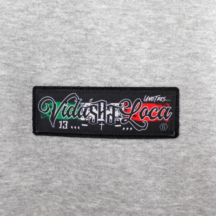 clothimg ジップアップパーカー zipup hoody mi vida loca cholo chola ロサンゼルス ウエストコーストファッション チカーノ ストリートファッション gangsta ヒップホップ