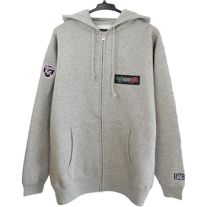 clothimg ジップアップパーカー zipup hoody mi vida loca cholo chola ロサンゼルス ウエストコーストファッション チカーノ ストリートファッション gangsta ヒップホップ